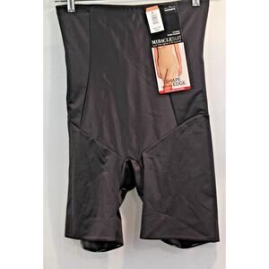 Miraclesuit Extra Firm Control Hi-Waist Thigh Slimmer size 3X Black No Line